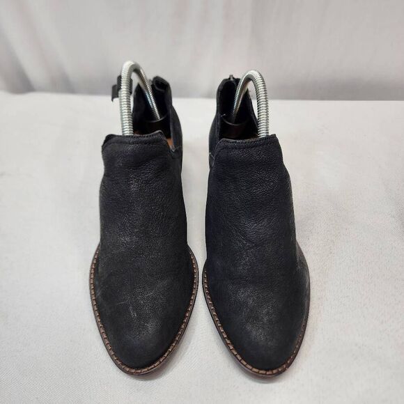 Lucky Brand Women's 7.5 Fenley Ankle Bootie Black Suede Boho - Picture 5 of 9